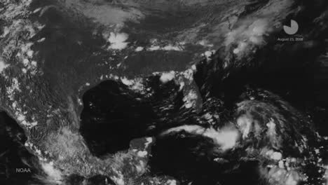 A-Weather-Map-Tracks-Hurricane-Katrina-As-It-Crosses-The-Caribbean-In-2014-2