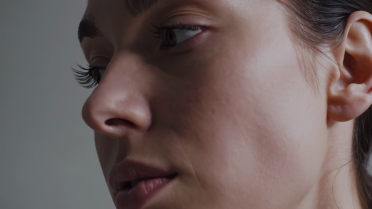 retrato en primer plano de una mujer