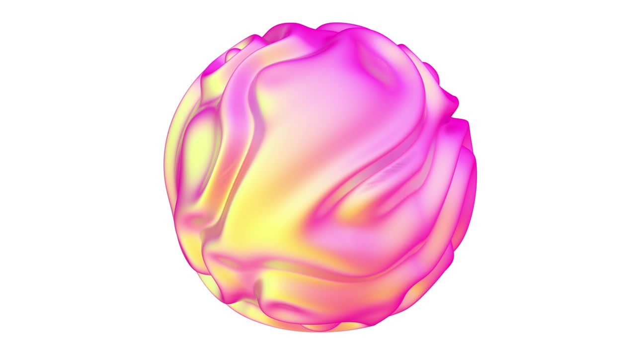 추상적인 부드러운 액체 모양. 매 없는 루프