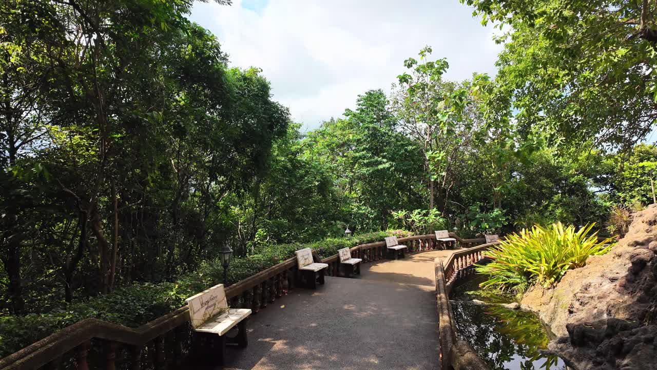 Stairs to Chedi Wat Khao Hua Chuk Koh Samui temple Thailand buddhist religion