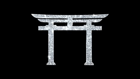 shinto torii symbol animation