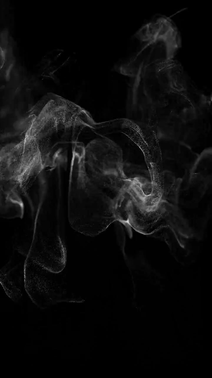Effetto visivo di fumo scuro a scorrimento