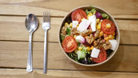 mixed salad in a bowl