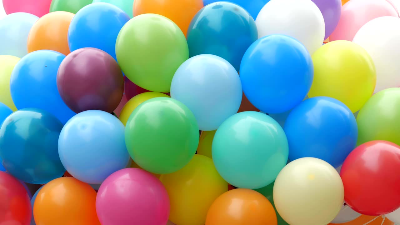globos de helio de colores