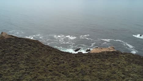 Vista-Aérea-De-Big-Sur-Coast-High-Way-1-Cerca-De-Monterrey-California