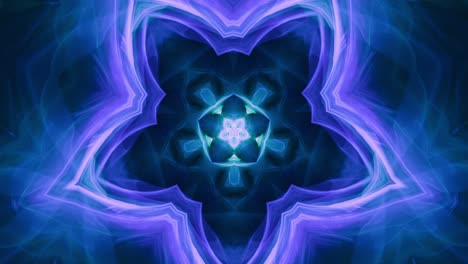 hipnótica estrella cósmica supernova ciclo sin fisuras caleidoscopio mandala, energía abstracta núcleo túnel trance música de fondo éxtasis, música vj pulso visual latidos