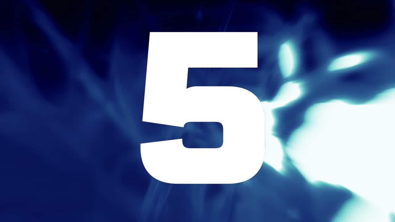 Animated countdown video