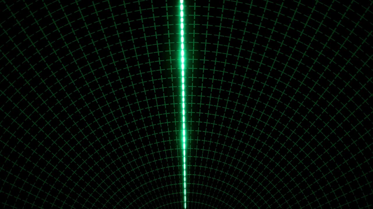 abstracto concepto de radar verde arte de cuadrícula fondo de luz