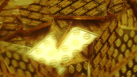 fine precious metal gold ingot bar from switzerland bank
