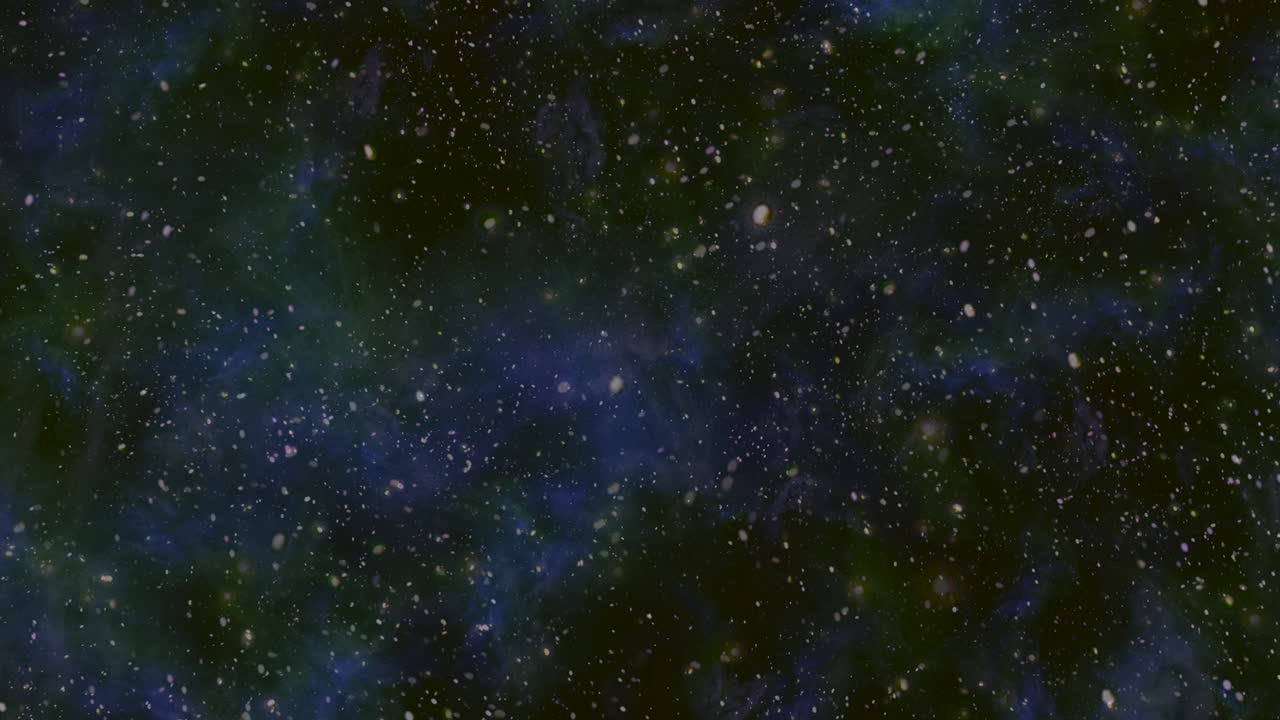 universo con estrellas voladoras y polvo en nubes negras