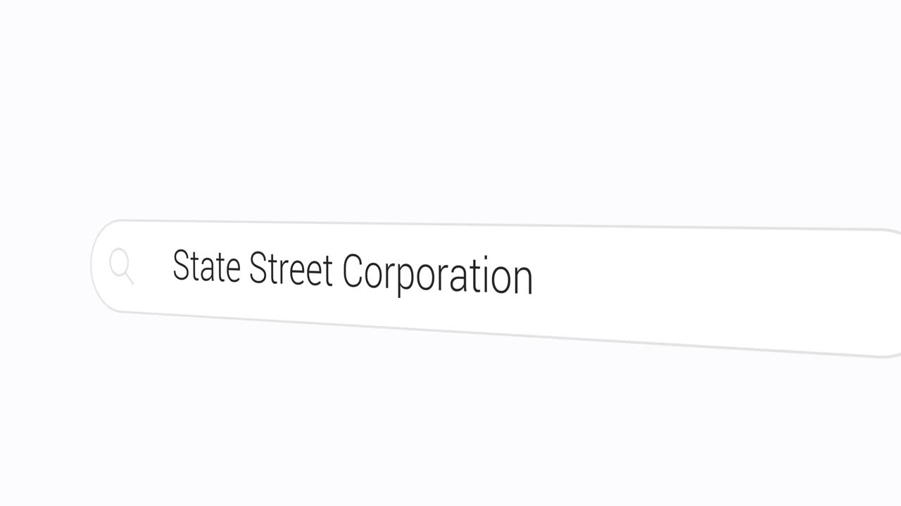 Typing State Street Corporation on the Search Engine