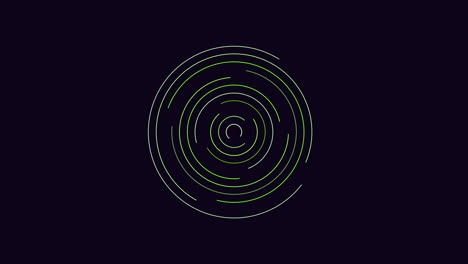 Mesmerizing blue spiral on black background a hypnotic circular design with intricate blue lines