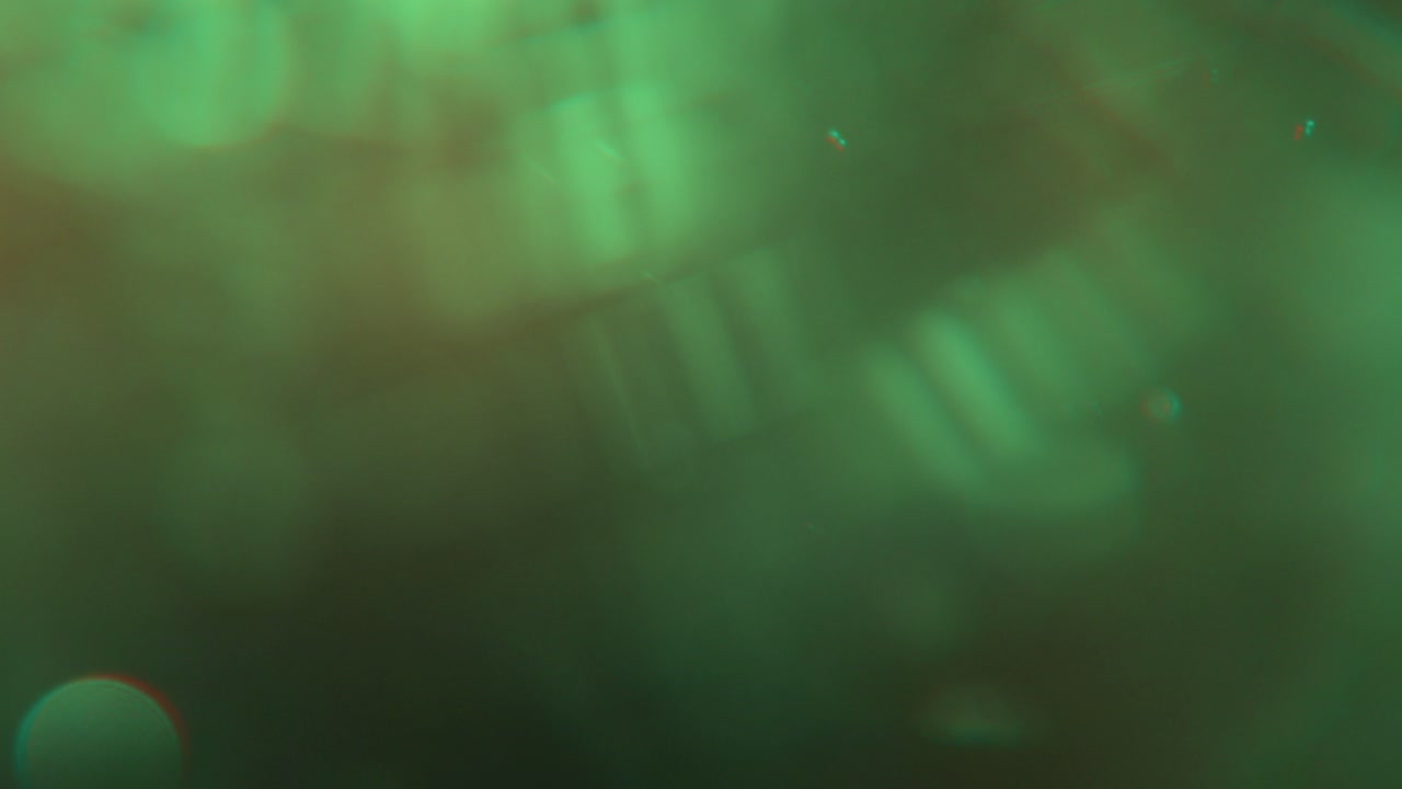 espectáculo de luz de ilusión de espectro verde y azul de marea