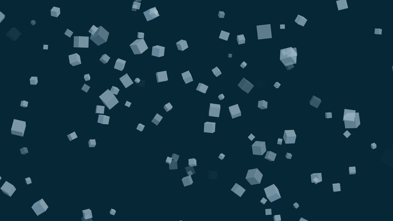 검은색 배경에 움직이는 모양의 애니메이션