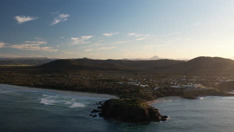 volar sobre el océano, playa cabarita, nueva gales del sur, australia