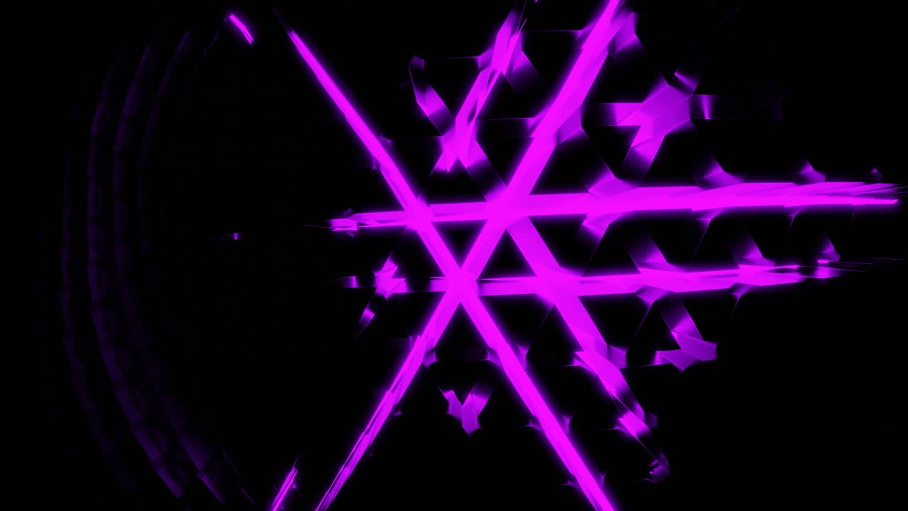 fondo geométrico de neón púrpura abstracto