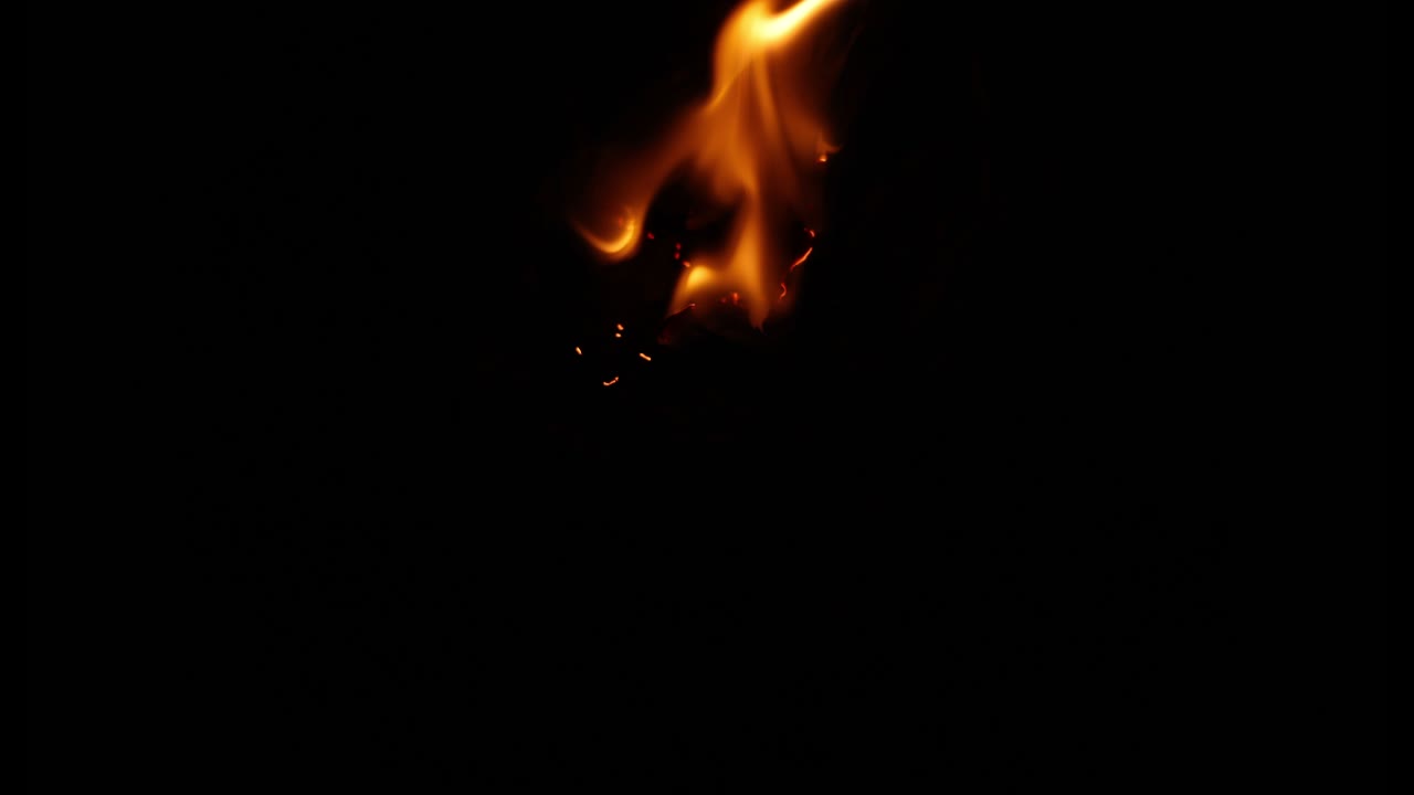 Burning Black Paper
