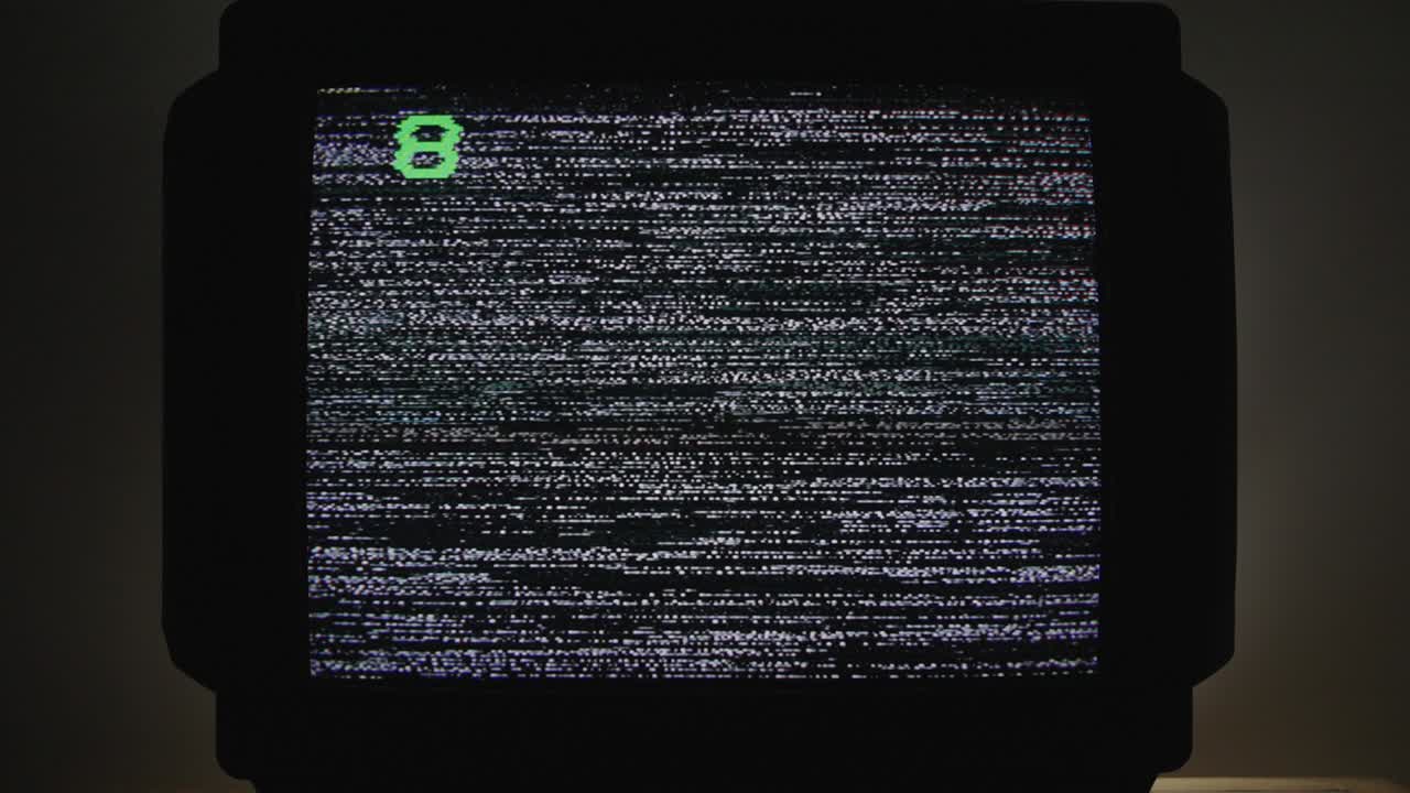 tv 채널의 소음은 신호가 없습니다.