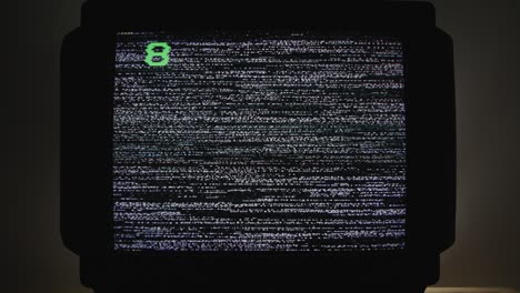 tv noise channels zapping no signal