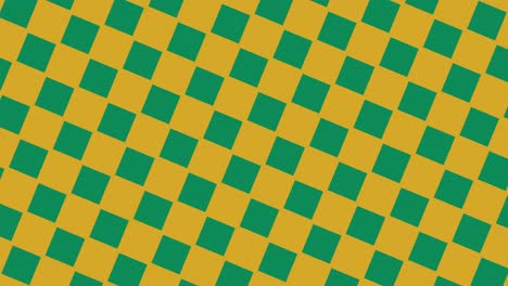 Multicolor geometric shapes in abstract dynamic pattern. Motion graphic background in a flat design with geometric elements