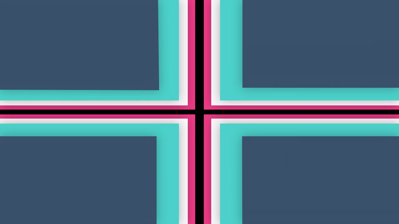 Abstract Motion Graphics Transition with Geometric Shapes and Colors