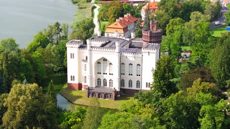 castle near wielkopolska poland, europe