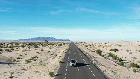 covering distance shooting a truck front in front leaving america behind on route to southern baja