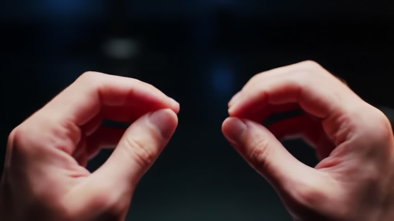 A Progression of Motion: Exploring the Transition from a Subtle Pinch to an Expansive Embrace in Gesture and Expression