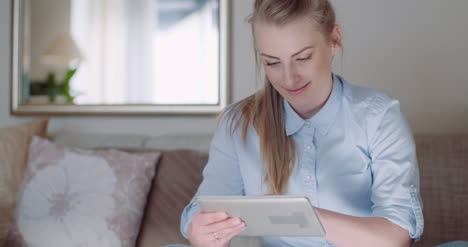 Home-Office-Woman-Working-On-Tablet-3