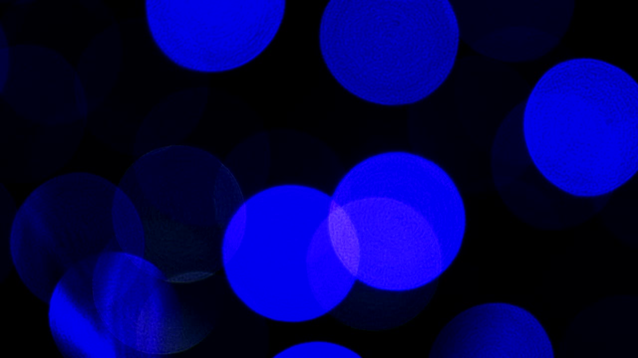 iluminación de bokeh