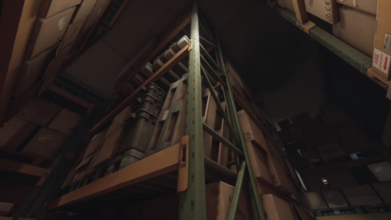 소매상품 가게의 창고 보관