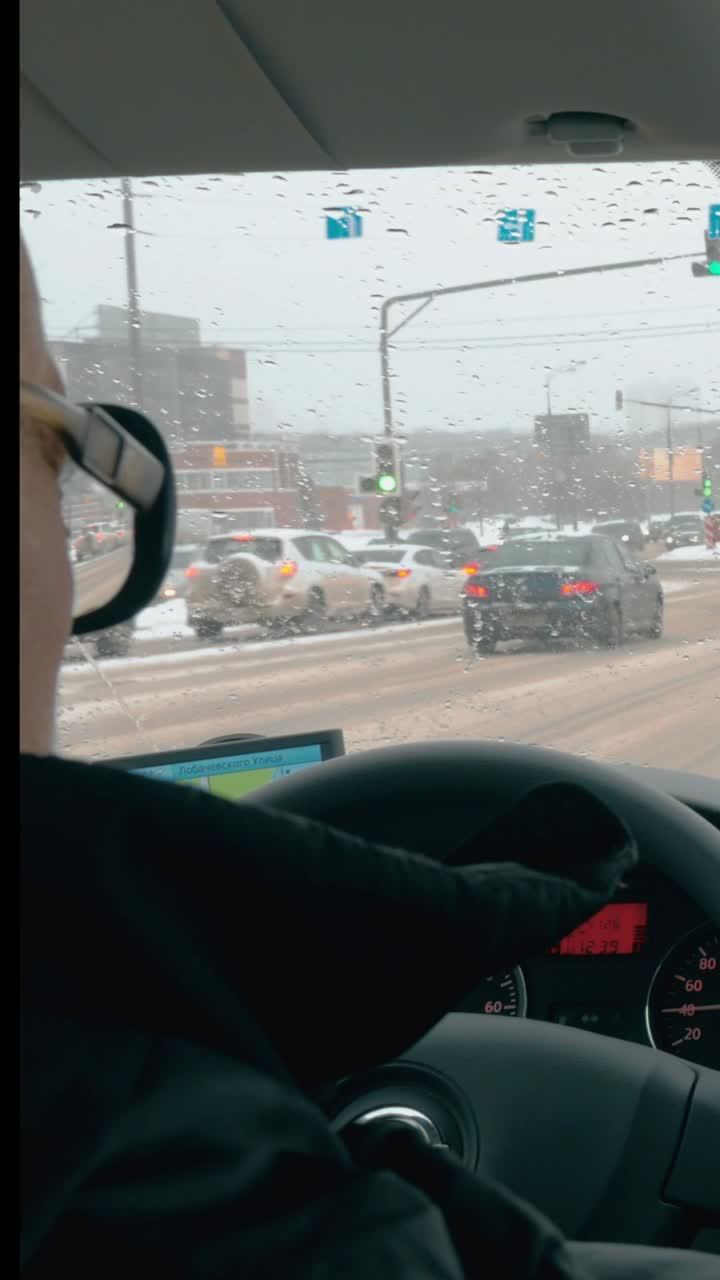 Driving in rainy and snowy weather