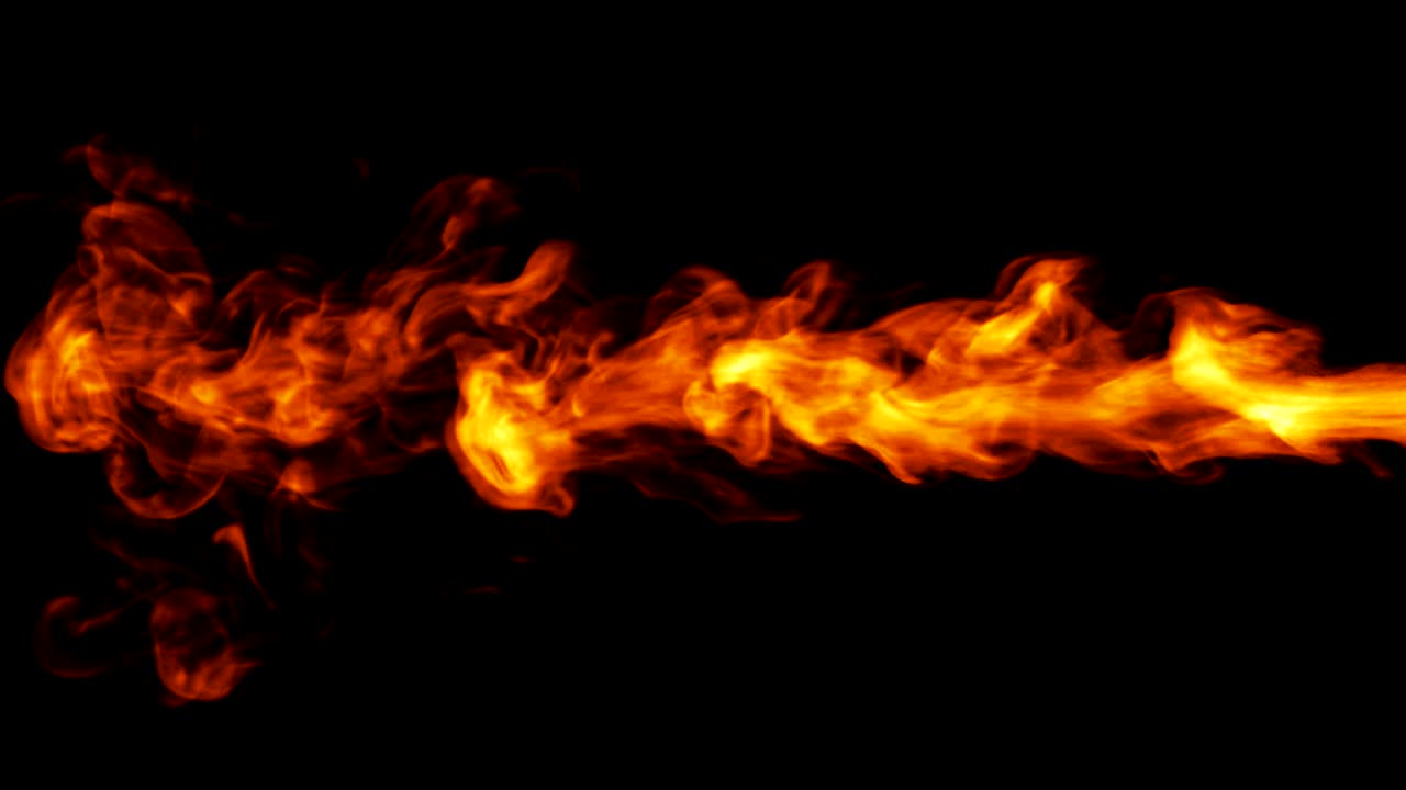 концепция пожара на черном фоне