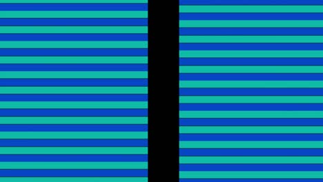 animation consisting of intersected colored stripes.