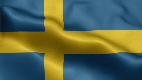 Waving-loop-4k-National-Flag-of-Sweden