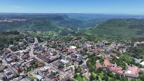 gramado skyline at gramado in rio grande do sul brazil. downtown district. metropolis landscape. highrise buildings. gramado skyline at gramado in rio grande do sul brazil. beautiful city skyline.