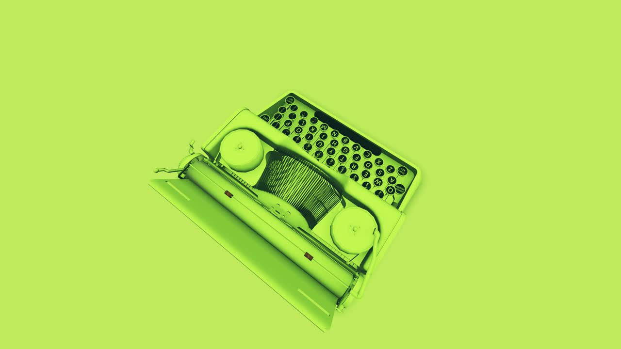 máquina de escribir 4k