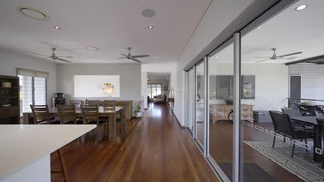 Contemporary-home,-kitchen,-dining-living-room-into-spacious-lounge-room