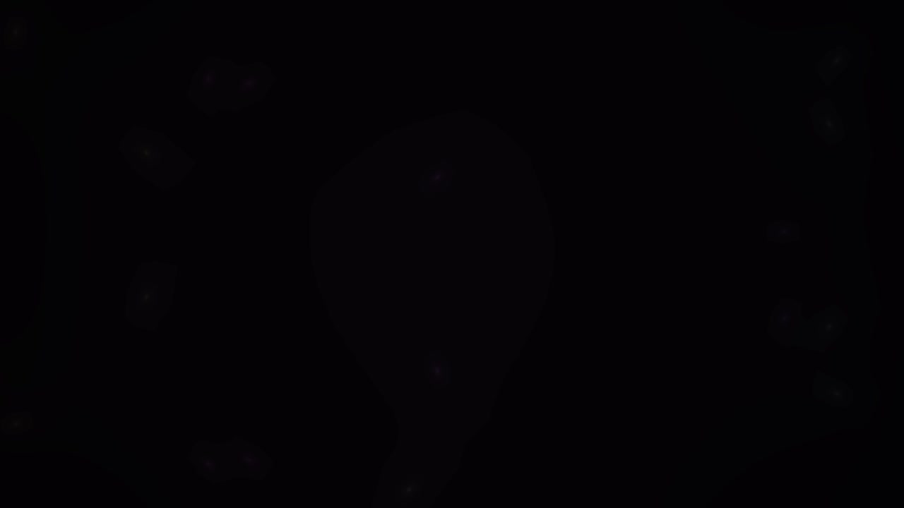 Abstract Colorful Lens Flares and Light Leaks on Black Background