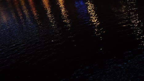 night reflections on water