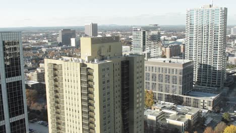 Daytime-Skyline-of-the-City-of-Atlanta,-GA