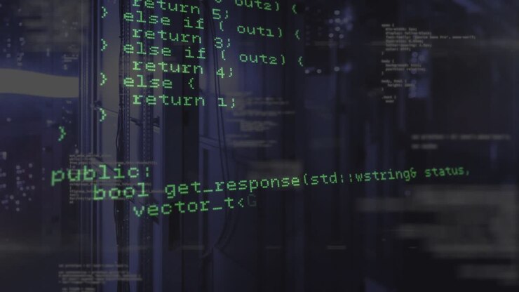 code overlay being triggered by do-while loop, scrolling network and geometry routines over skyline