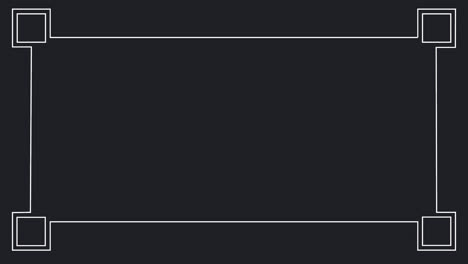 Animación-De-Marcadores-Blancos-En-Movimiento-Y-Marco-Sobre-Fondo-Negro