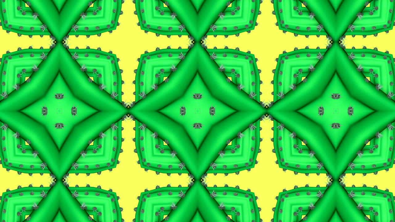 un kaleidoscopio o un mandala de colores pastel abstractos en bucle.