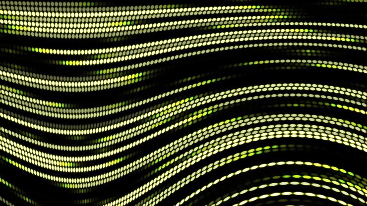Dot animation Cyber line Motion graphics