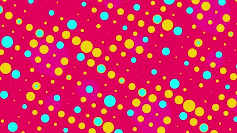 colorful geometric circles abstract motion background 4k
