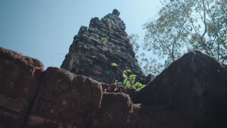 chimney-like tower of preah palilay temple in preah palilay