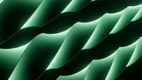 abstract green wave pattern