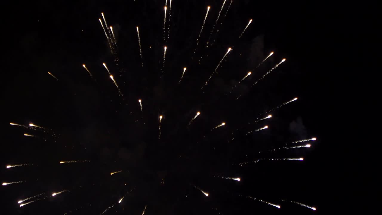 Big festive artillery salute,fireworks