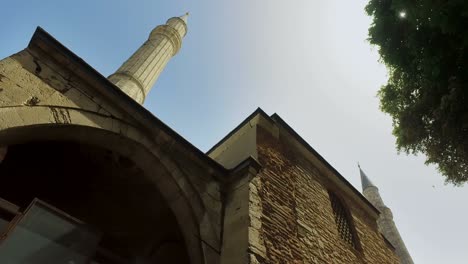 famous byzantine church hagia sophia, istanbul, turkey